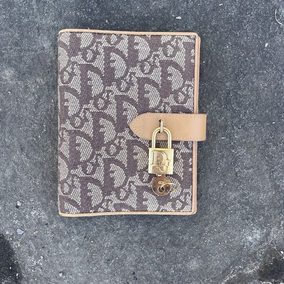Dior Trotter Monogram Agenda Diary Brown And Beige - Picture 1 of 12